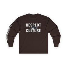 Load image into Gallery viewer, Respect Culture Long Sleeve Tee, Unisex Casual Shirt, Streetwear, Gift for Activists, Cultural Awareness Merchandise