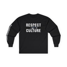Load image into Gallery viewer, Respect Culture Long Sleeve Tee, Unisex Casual Shirt, Streetwear, Gift for Activists, Cultural Awareness Merchandise
