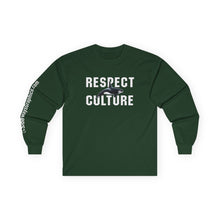 Load image into Gallery viewer, Respect Culture Long Sleeve Tee, Unisex Casual Shirt, Streetwear, Gift for Activists, Cultural Awareness Merchandise