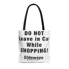 Load image into Gallery viewer, Sideways Graphics Tote Bag