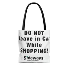 Load image into Gallery viewer, Sideways Graphics Tote Bag