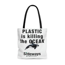 Load image into Gallery viewer, Sideways Graphics Tote Bag
