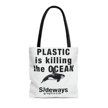 Load image into Gallery viewer, Sideways Graphics Tote Bag