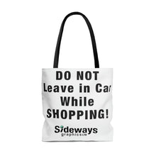 Load image into Gallery viewer, Sideways Graphics Tote Bag