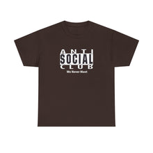 Load image into Gallery viewer, Unisex Anti Social Club Tee - Casual Fashion, Graphic Tee, Gift for Teens, Streetwear Apparel, Trendy Shirt