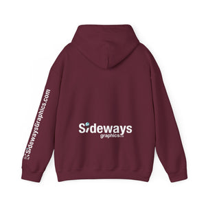Cozy Graphic Hoodie - Unisex Heavy Blend, Relaxed Comfort, Casual Wear, Gift for Him/Her, Eco-Friendly Sweatshirt