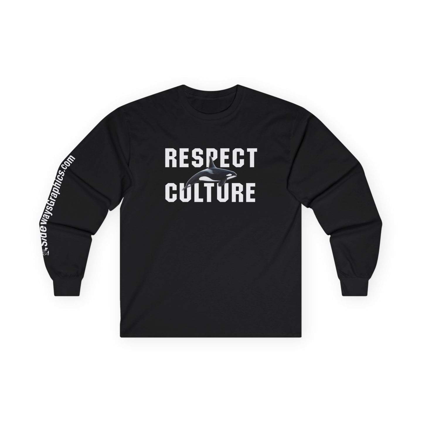 Respect Culture Long Sleeve Tee, Unisex Casual Shirt, Streetwear, Gift for Activists, Cultural Awareness Merchandise