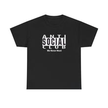 Load image into Gallery viewer, Unisex Anti Social Club Tee - Casual Fashion, Graphic Tee, Gift for Teens, Streetwear Apparel, Trendy Shirt