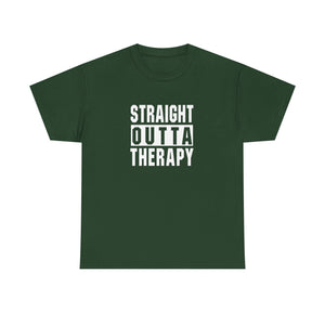 Straight Outta Therapy Unisex Heavy Cotton Tee, Funny Graphic Tee, Humor Shirt, Gift for Mental Health Awareness, Casual Wear, [...]