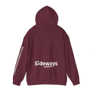 Cozy Graphic Hoodie - Unisex Heavy Blend, Relaxed Comfort, Casual Wear, Gift for Him/Her, Eco-Friendly Sweatshirt