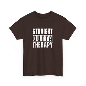 Straight Outta Therapy Unisex Heavy Cotton Tee, Funny Graphic Tee, Humor Shirt, Gift for Mental Health Awareness, Casual Wear, [...]