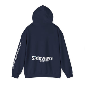 Cozy Graphic Hoodie - Unisex Heavy Blend, Relaxed Comfort, Casual Wear, Gift for Him/Her, Eco-Friendly Sweatshirt